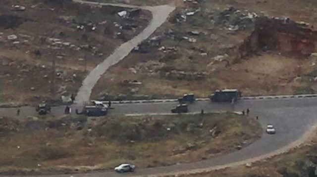 פיגוע דריסה בצומת הפרסה (צילום: רשתות הערביות)