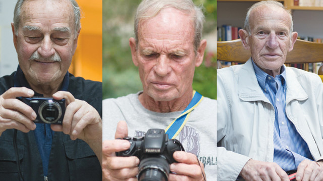 שלמה טורבינר, יוסי לאור, אשר אברהם (צילום: אליסיה שחף)