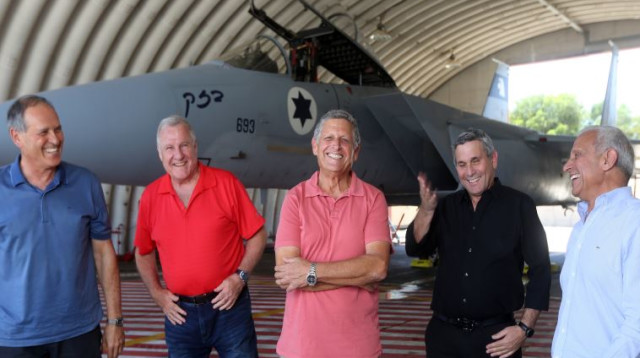 בן אליהו (מימין), פלדשו, מלניק, צינקר וסיימון (צילום: אריאל בשור)