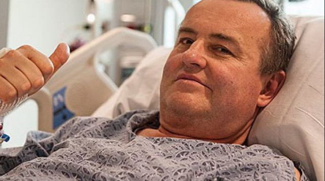 תומאס מאנינג, שעבר השתלת פין (צילום: בית חולים כללי בבוסטון)