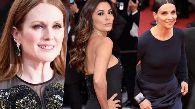 ג'וליאן מור, אווה לונגוריה, ג'ולייט בינוש (צילום: Getty images)