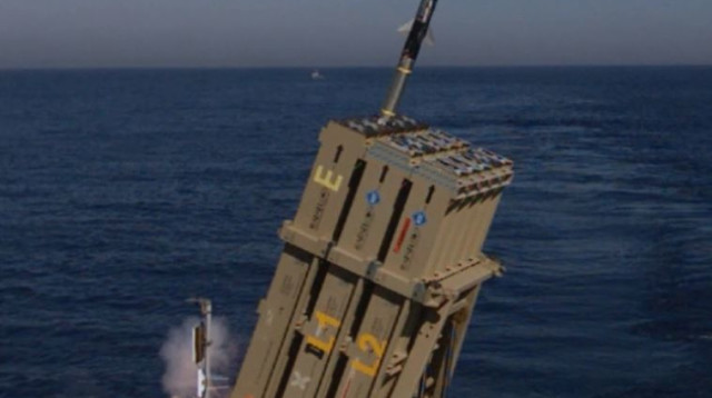 טילים מלב ים (צילום: דובר צה"ל)