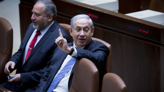 בנימין נתניהו ואביגדור ליברמן (צילום: מרים אלסטר, פלאש 90)