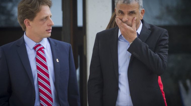 משה כחלון ורועי פולקמן (צילום: מרים אלסטר, פלאש 90)