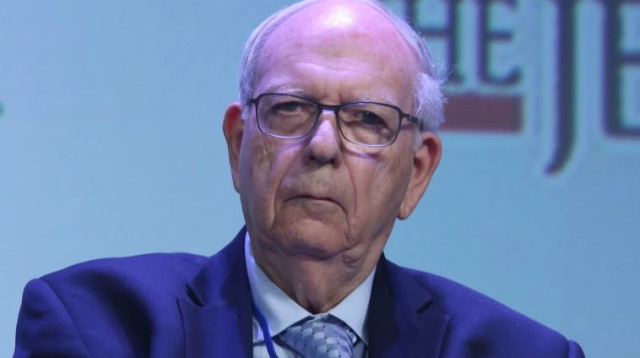 אפרים הלוי בכנס הג'רוזלם פוסט (צילום: מרק ישראל סלם)