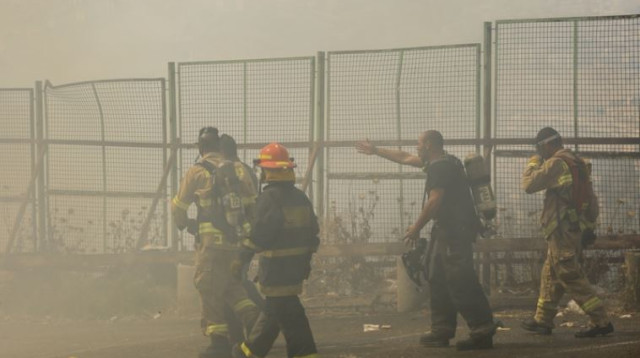 כיבוי שריפה, צילום ארכיון (צילום: שלומי כהן, פלאש 90)