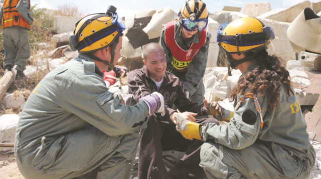 תרגיל חירום ארכיון (צילום: דובר צה"ל)