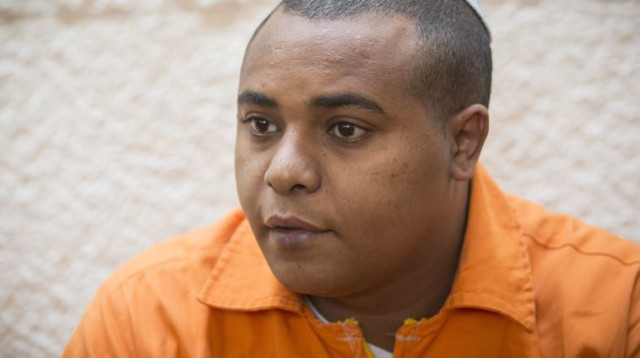 יונתן היילו בבית המשפט (צילום: יונתן סינדל, פלאש 90)