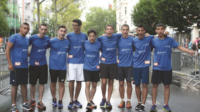 קבוצת "רצים ללא גבולות" (צילום: איתי עקירב)