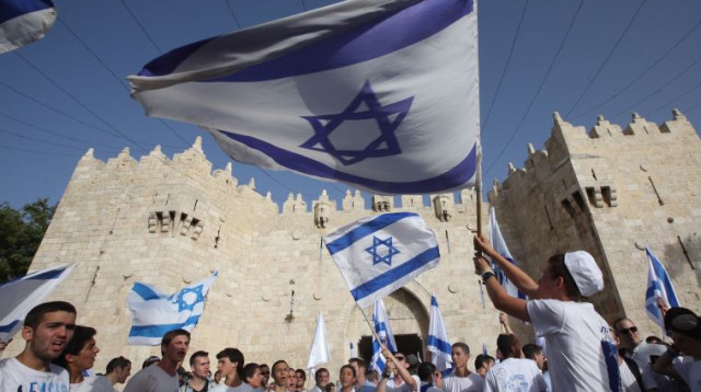 מצעד הדגלים בירושלים, 2016 (צילום: מרק ישראל סלם)
