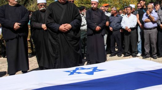 משפחתו של החייל מג'די חלבי בהלווייתו, 2012 (צילום: אבישג שאר ישוב, פלאש 90)