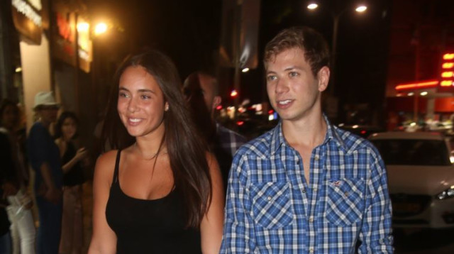 יאיר נתניהו ורומי שטריקר (צילום: ניר פקין)