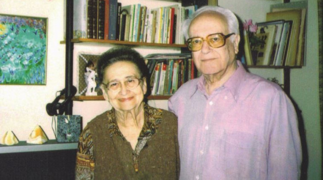 אמנון שמוש ואשתו חנה ז"ל (צילום: פרטי)