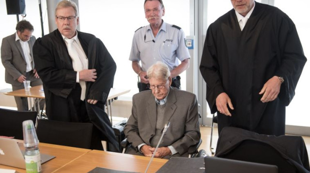 ריינולד האנינג, שומר לשעבר באושוויץ (צילום: רויטרס)