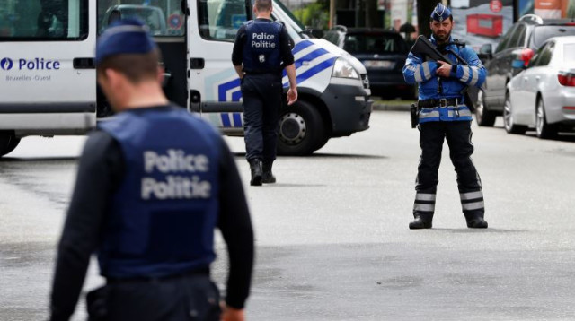 כוחות המשטרה הבלגית (צילום: רויטרס)