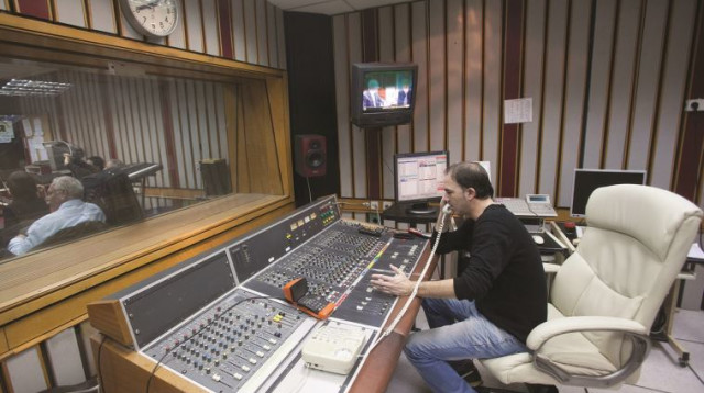 אולפן רשת ג' (צילום: יונתן זינדל, פלאש 90)