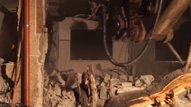 הריסת בית המחבל מיפו (צילום: דובר צה"ל)