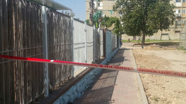 זירת הרצח בקרית מלאכי (צילום: דוברות המשטרה)