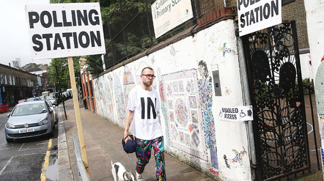 משאל העם בבריטניה (צילום: רויטרס)