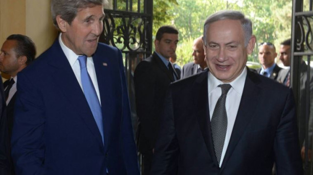 בנימין נתניהו וג'ון קרי (צילום: לע"מ)