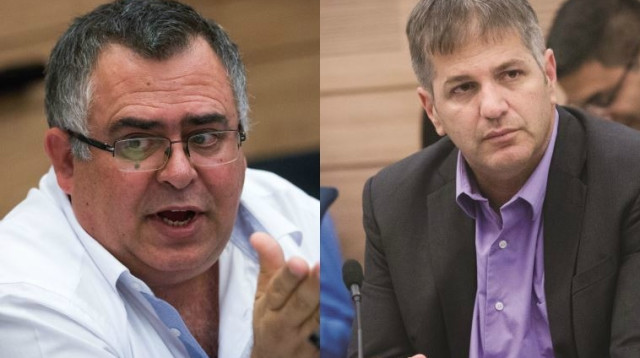 חברי הכנסת יואב קיש ודוד ביטן (צילום: מרים אלסטר, פלאש 90)