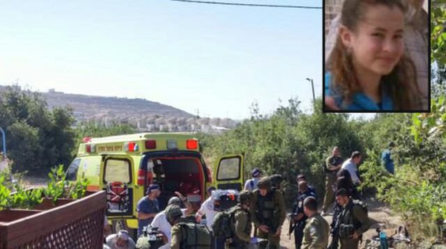 הלל יפה אריאל שנרצחה בפיגוע בקריית ארבע, זירת הפיגוע בקריית ארבע (צילום: הצלה יו"ש)