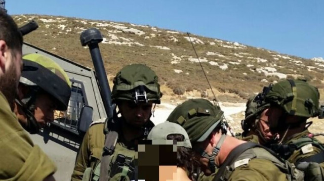 בנו של הנרצח בפיגוע הירי בדרום הר חברון (צילום: הצלה יו"ש)