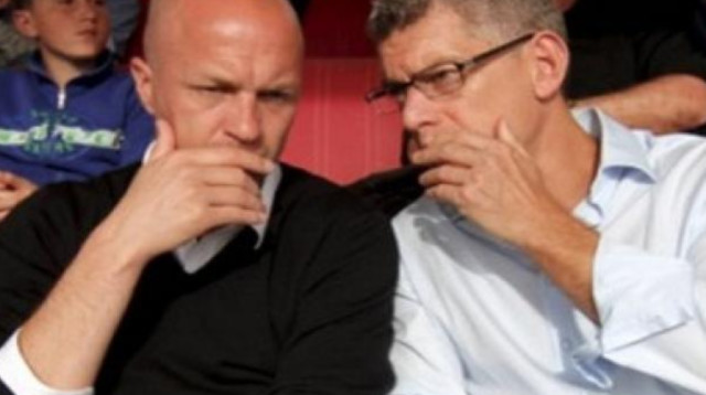 ג'ורדי קרויף ומיץ' גולדהאר (צילום: עדי אבישי)