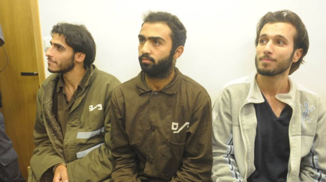 המחבלים משרונה (צילום: אבשלום ששוני)