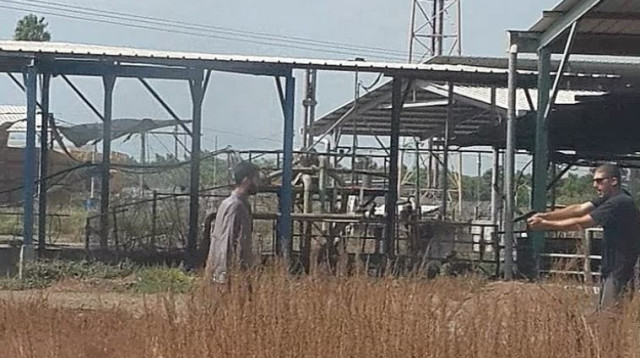 הירדני שהשליך אבן על רכב בעמק הירדן (צילום: רם חכמון)