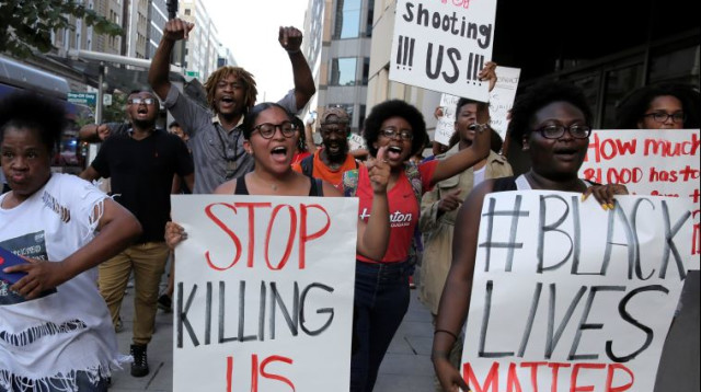 הפגנת תנועת Black Lives Matter (צילום: רויטרס)
