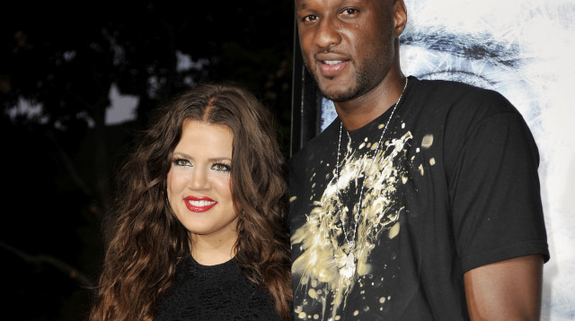 קלואי קרדשיאן, למאר אודום (צילום: Getty images)