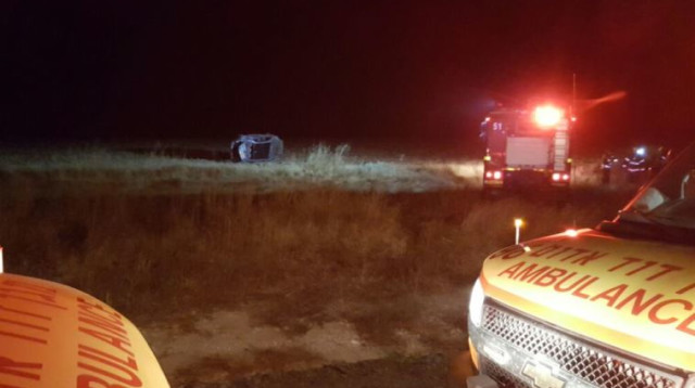 תאונה בית קמה (צילום: דוברות מד"א)