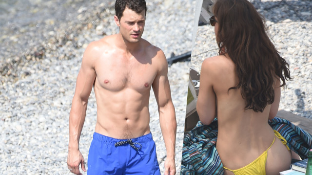 דקוטה ג'ונסון, ג'יימי דורנן (צילום: Splashnews)