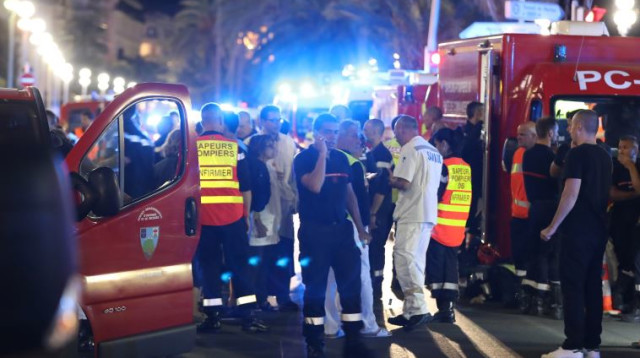 הפיגוע בניס (צילום: AFP)