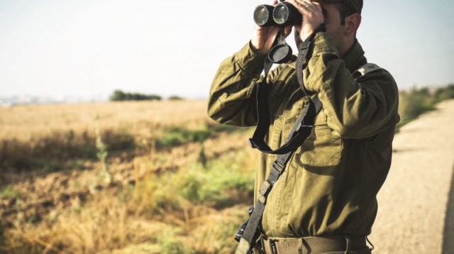 מג"ד נשר, סא"ל שי ברדה (צילום: דובר צה"ל)