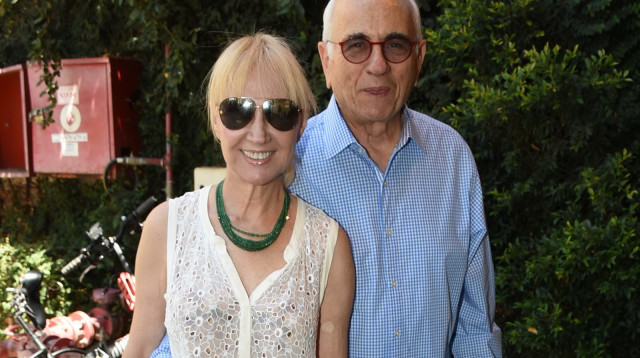 ישראל מקוב ובלה לוסטיג  (צילום: אביב חופי)