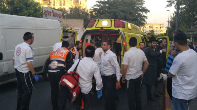 פעוטה טבעה באמבטיה, ירושלים (צילום: תיעוד מבצעי מד"א)