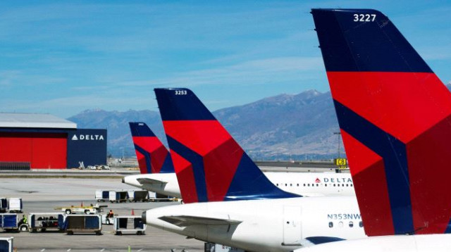 מטוסים של חברת דלתא איירליינס, ארכיון (צילום: רויטרס)