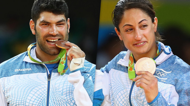 ירדן ג'רבי, אורי ששון (צילום: Getty images)