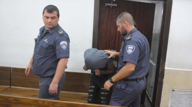 החשוד באונס במועדון אלנבי 40 (צילום: אבשלום ששוני)