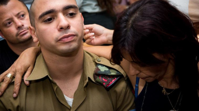 אלאור אזריה במשפטו (צילום: פלאש 90)