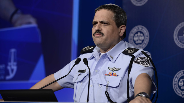 מפכ"ל המשטרה רוני אלשיך בוועידת המשפט (צילום: תומר נויברג, פלאש 90)