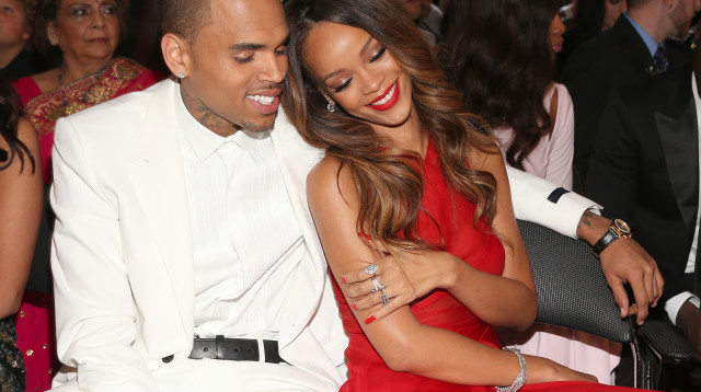 ריהאנה, כריס בראון (צילום: Getty images)