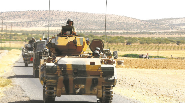 כוח צבאי טורקי בסוריה (צילום: רויטרס)