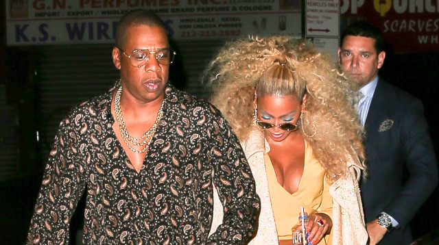 ביונסה, ג'יי זי (צילום: Splashnews)