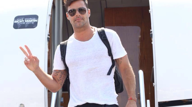 ריקי מרטין בישראל (צילום: גיא פריבס)