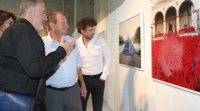 ספנסר טוניק, רון חולדאי ויעקב גורסנד (צילום: ענת מוסברג)