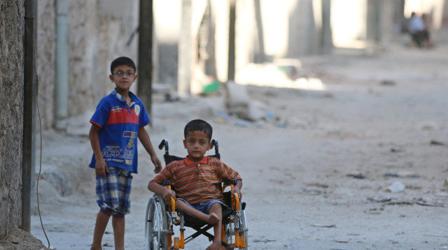 ילדים בחלב, סוריה. ארכיון (צילום: רויטרס)