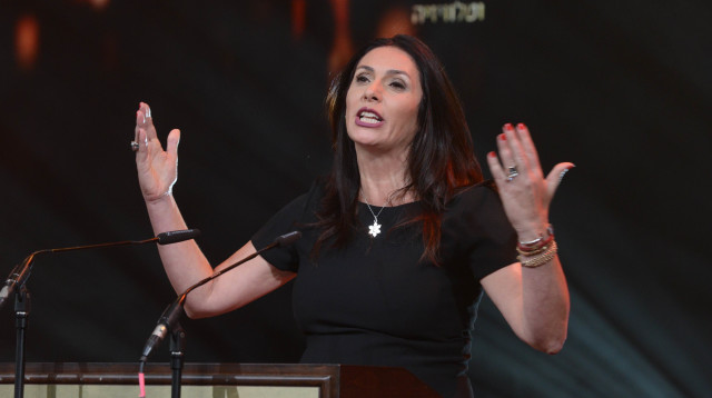 מירי רגב בפרסי אופיר (צילום: אבשלום ששוני)